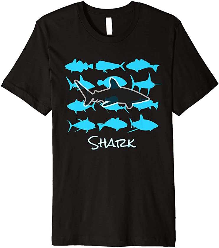 Shark Shirt Deep Sea Fisherman Gifts Saltwater Fishing