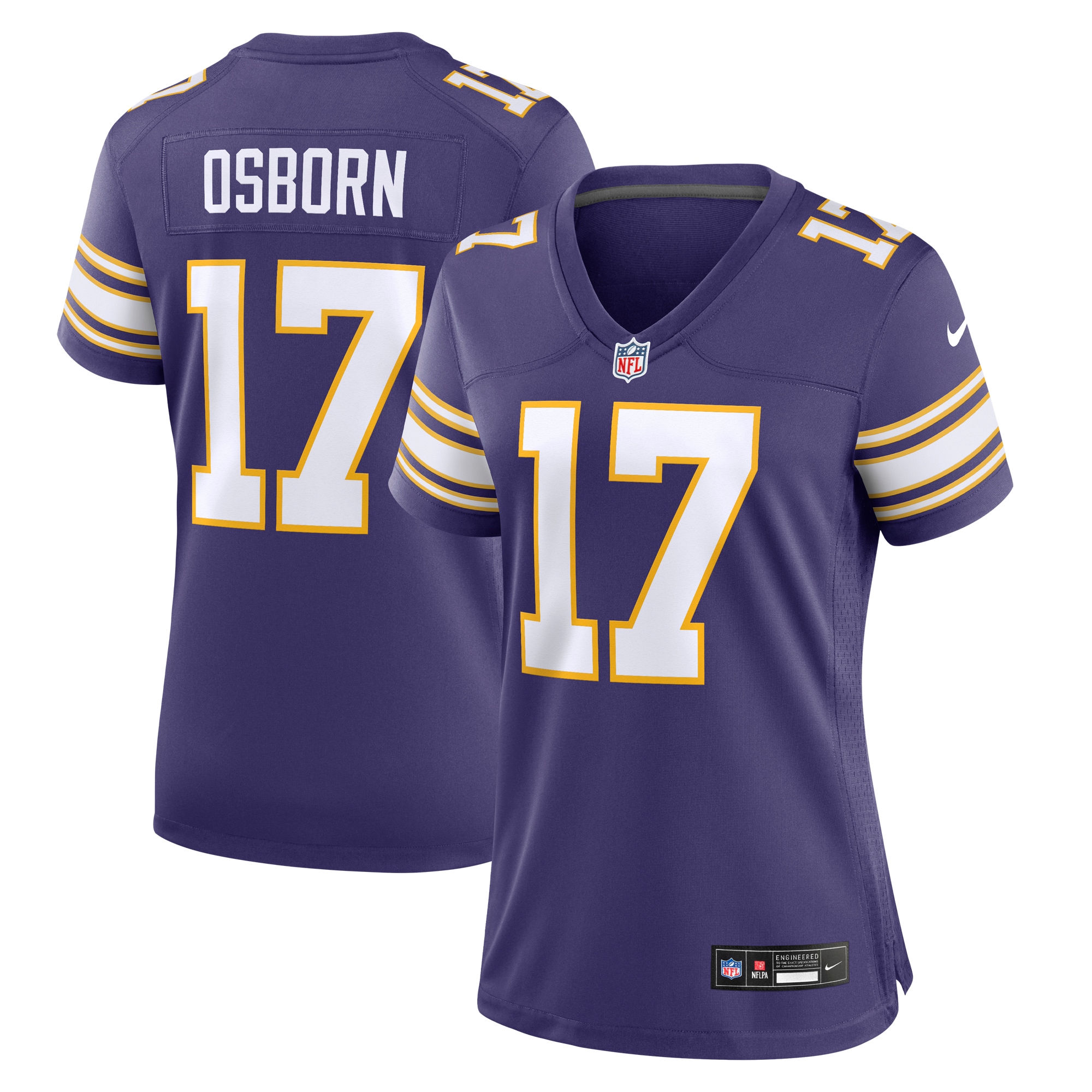 Women’s Minnesota Vikings K.J. Osborn Purple Classic Player Game Jersey