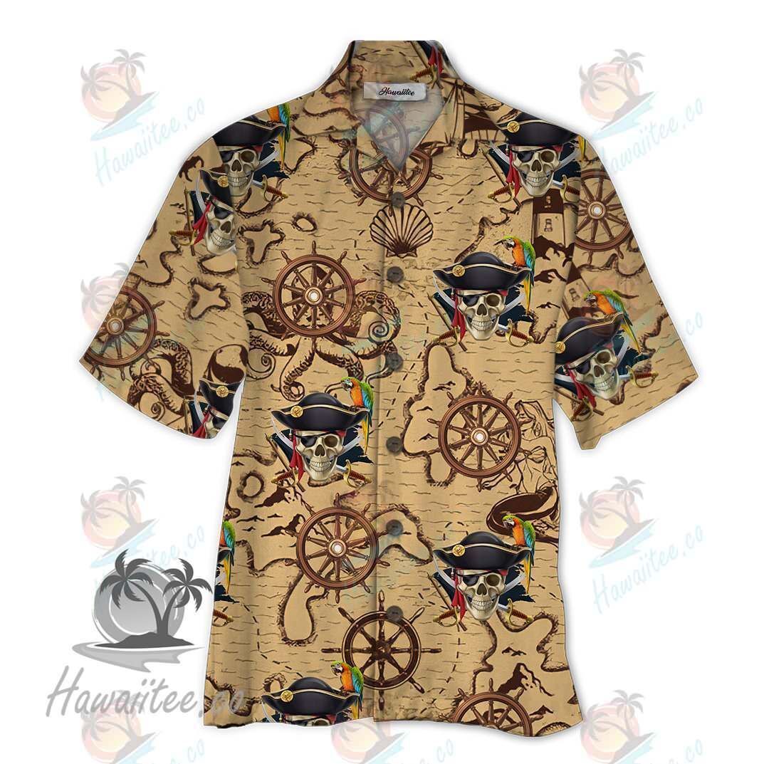 Skull Tan Awesome Design Unisex Hawaii Shirt For Men And Women Ha13434