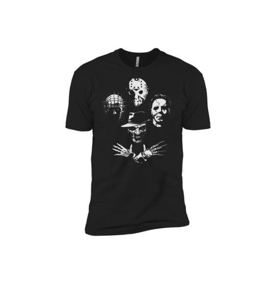 Horror Squad Jason Michael Freddy Pinhead Premium Shirtnext Level 3600 Shirt