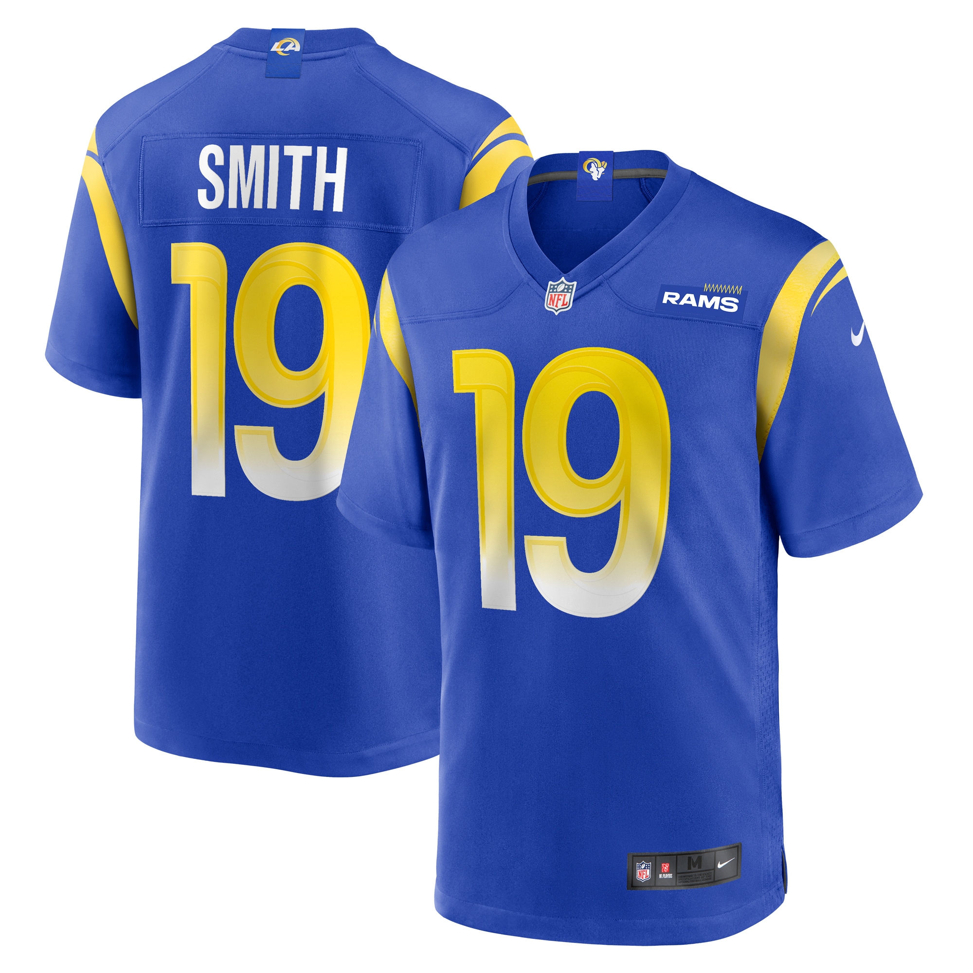 Men’s Los Angeles Rams Xavier Smith Royal Home Game Jersey