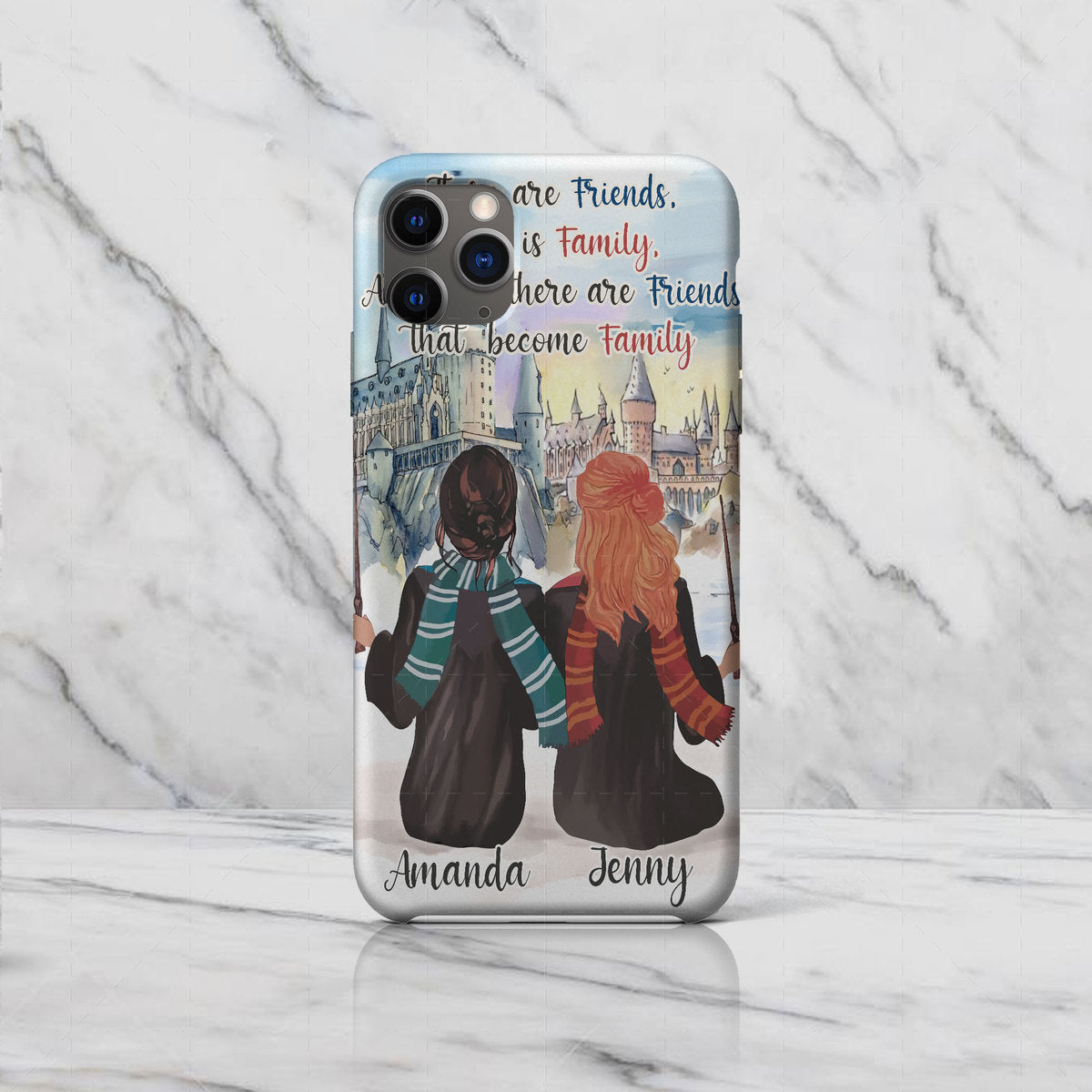 There Are Friends That Become Family Custom Name Phone Case