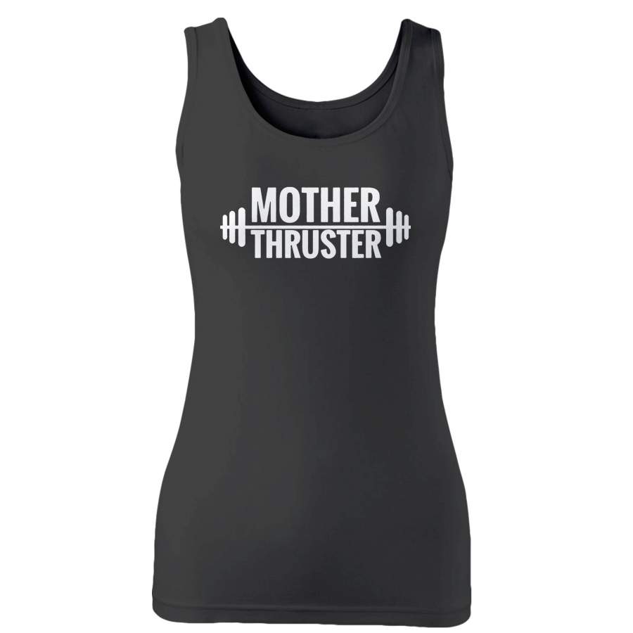 Mother Thruster Gym Fitness Barbell Weightlifting Woman’s Tank Top