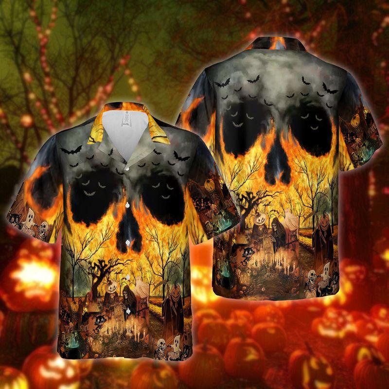 Halloween Forest Night Scary Hawaii Shirt For Men Women Adult Ha2723