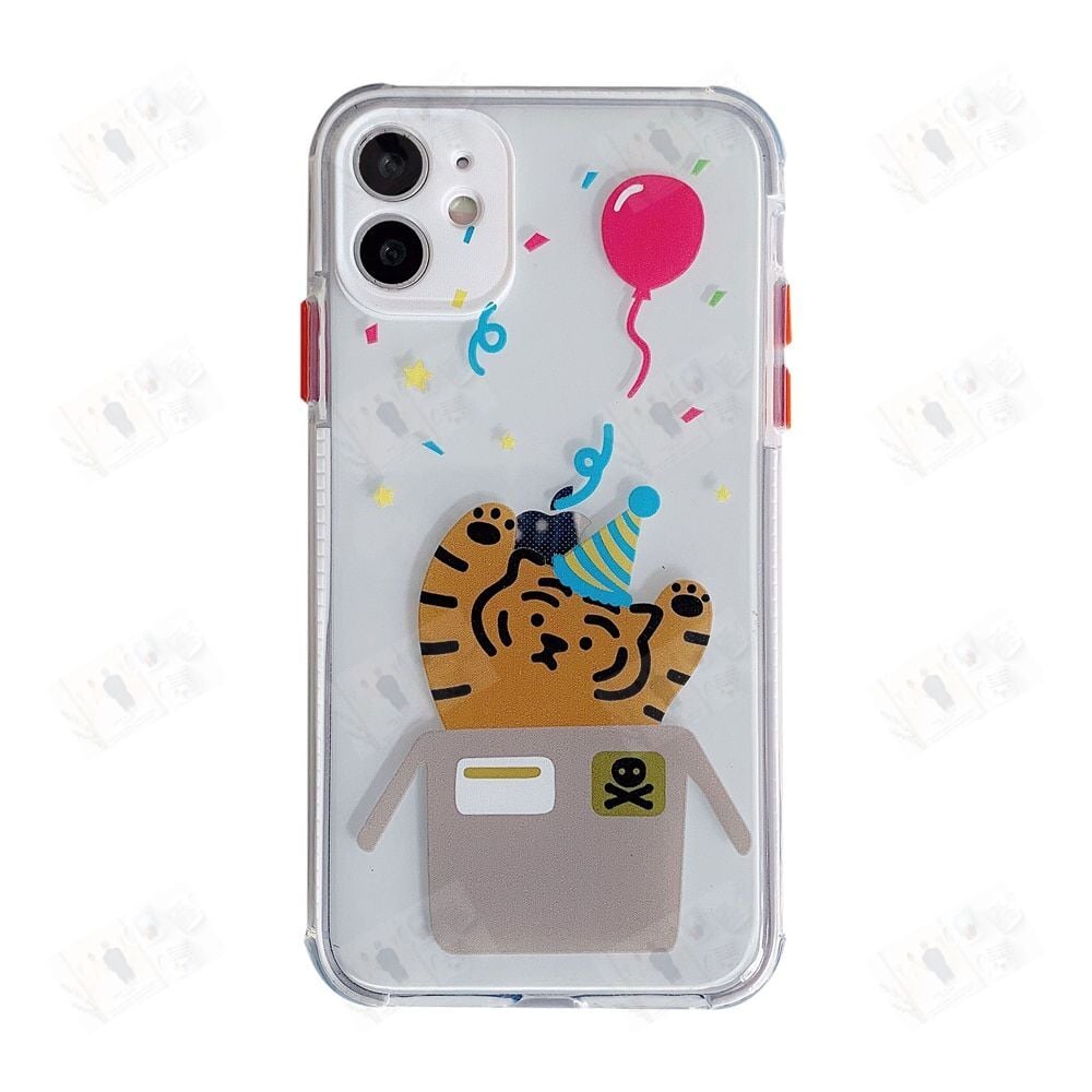 Tobebest Cute Tiger Clear Phone Case For Iphone 12 11 Pro Max X Xs Xr 8 Plus 12Mini Se 2020 Soft Tpu Back Cover Gift