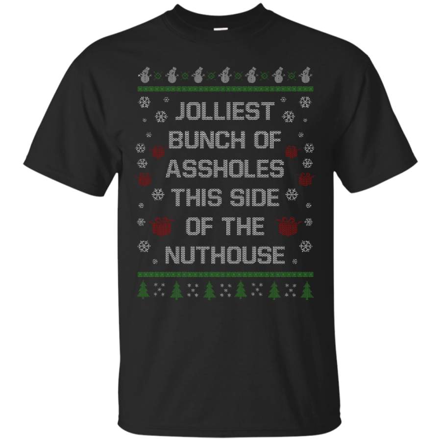ADULT HUMOR – Christmas Jolliest Assholes T Shirt & Hoodie