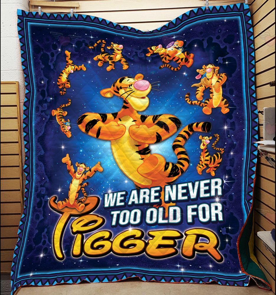 Tigger Cartoon Tigger Never Tigg Blanket-QT009031Qg