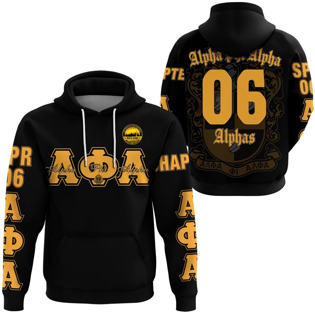 Fraternity Hoodie – Alpha Phi Alpha Seattle Alphas Hoodie