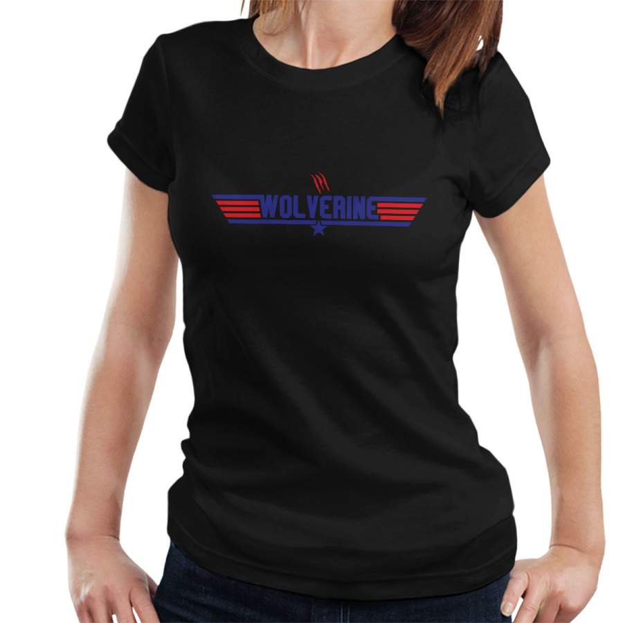 Top Gun Logo Wolverine X Men Women’s T-Shirt