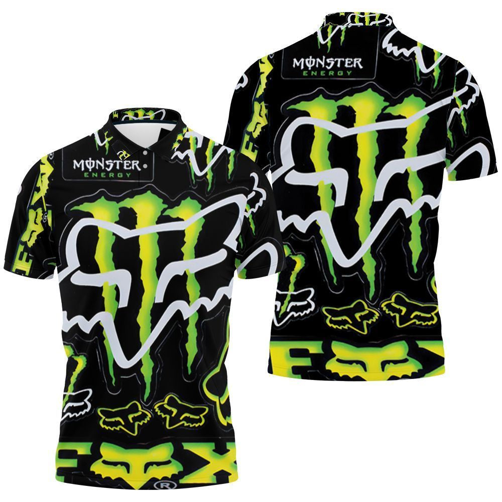 Monster Energy Logo For Lovers 3D Polo Shirt, Jersey - FreeClothing ...
