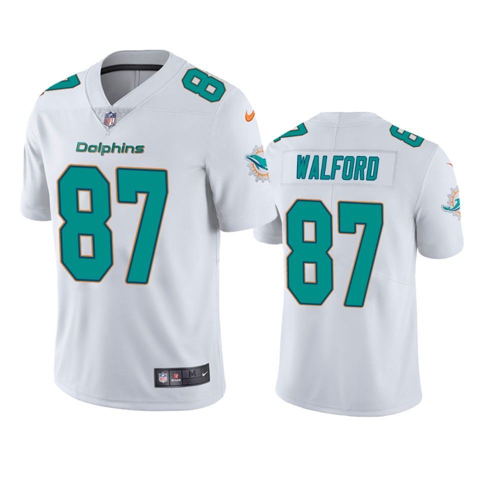 Dolphins Clive Walford Vapor Untouchable Limited White Mens Jersey