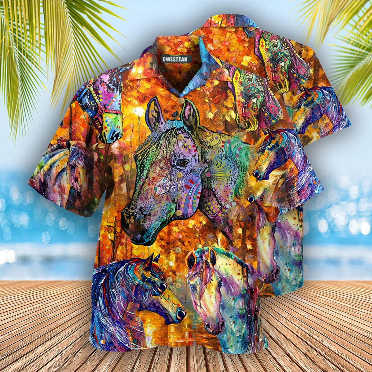 Horse Colorful Art Hawaii Shirt Ha3575