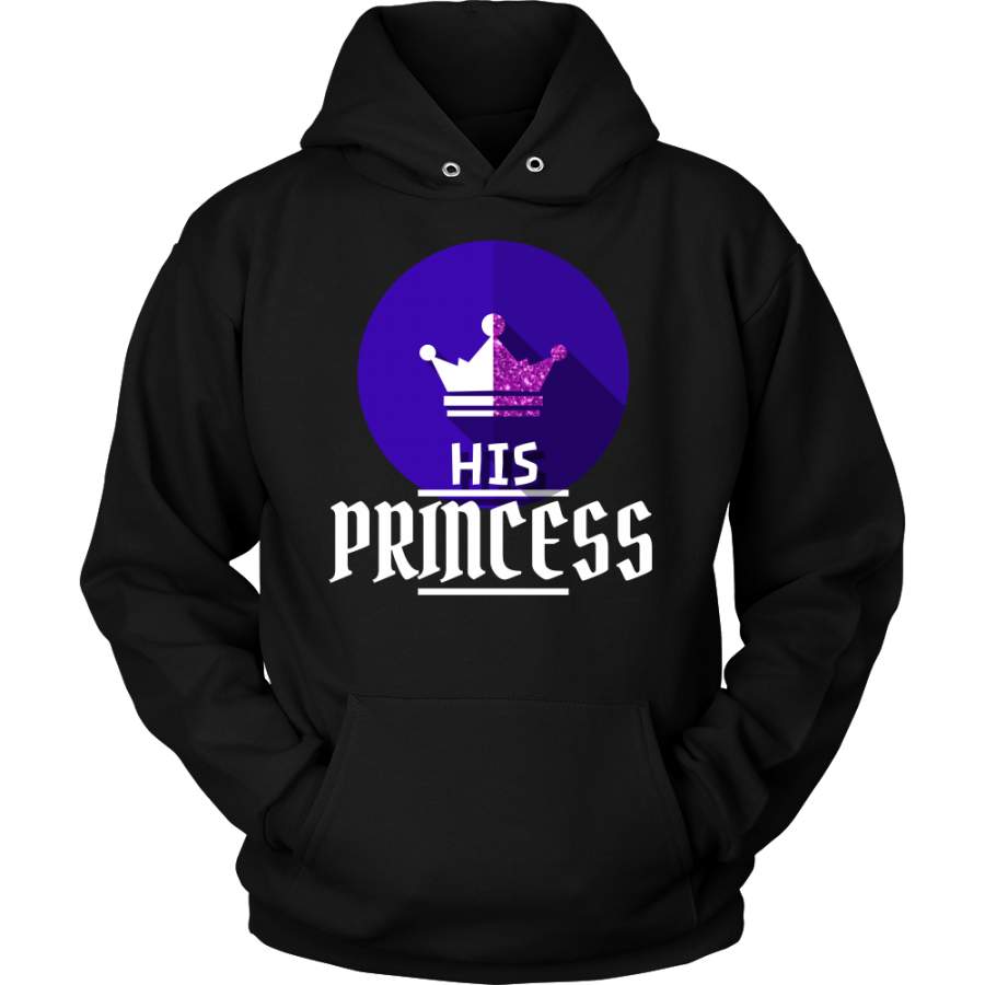 I am His Princess Royalty Matching Couple Hoodie