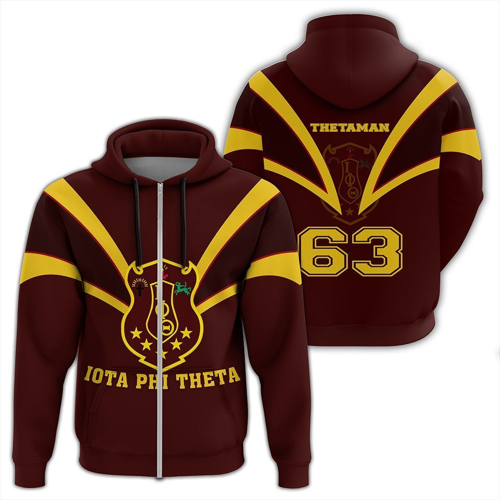 Greek Life Hoodie – Iota Phi Theta Zip Hoodie Tusk Style