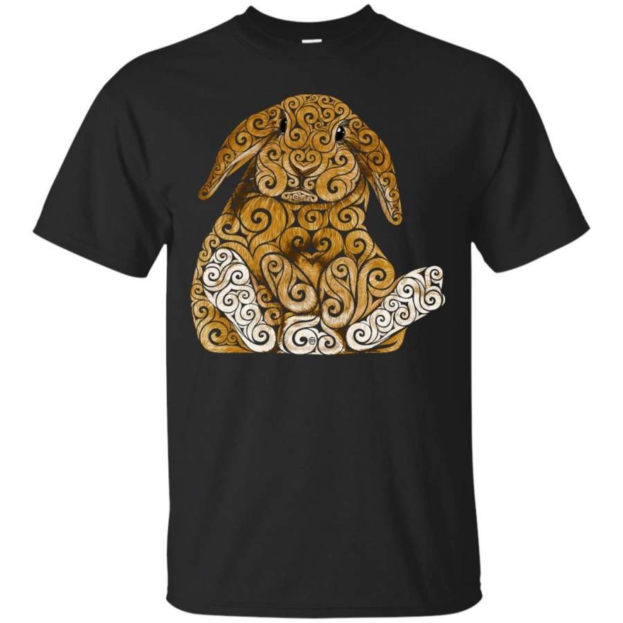 DESIGN – Swirly Bunny T Shirt & Hoodie