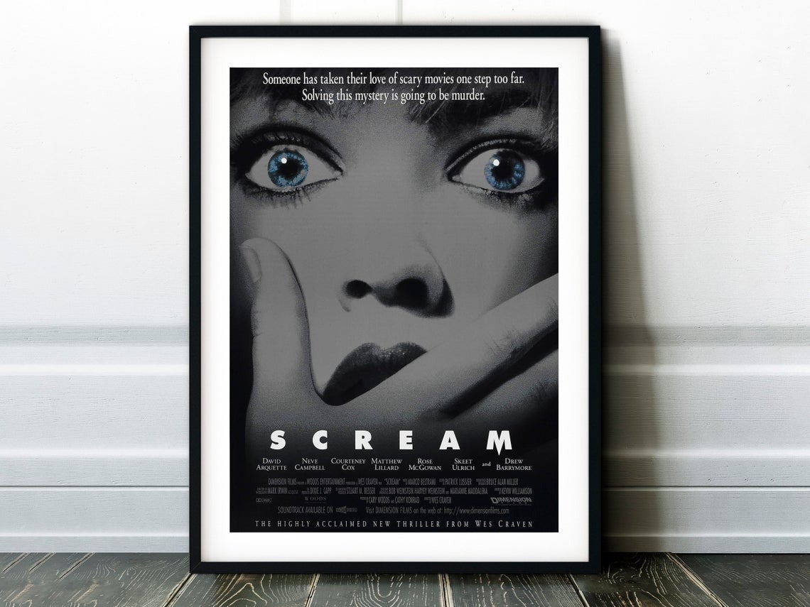 Scream Movie Canvas And Poster, Canvas Wall Art, Wall Decor Visual Art  Gift Happy Halloween