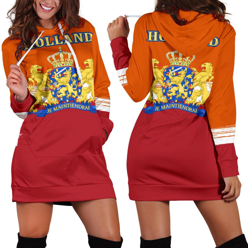 (Holland) Netherlands Lion Special Hoodie Dress A7