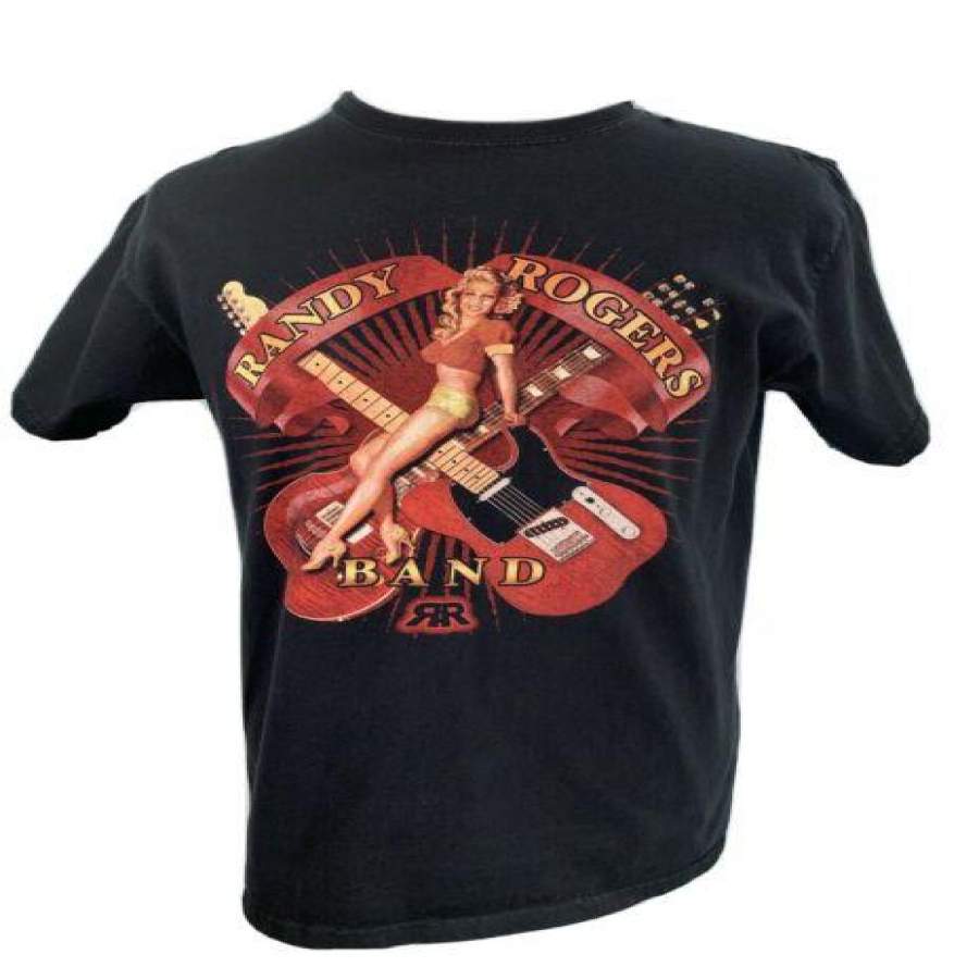 Randy Rogers Band Men’s Country Music Black T-Shirt