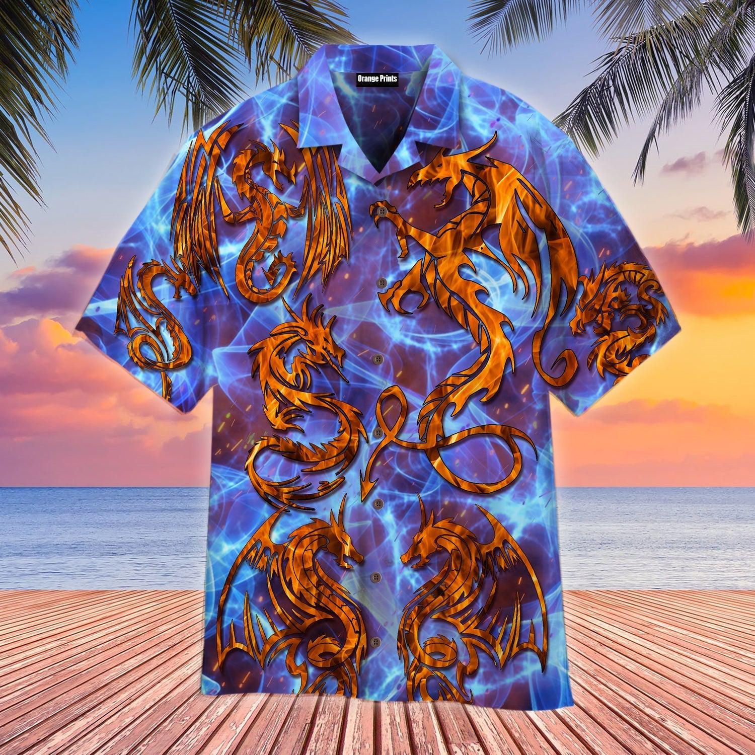 Dragon Neon For Lover Hawaii Shirt Men Women Ha99082