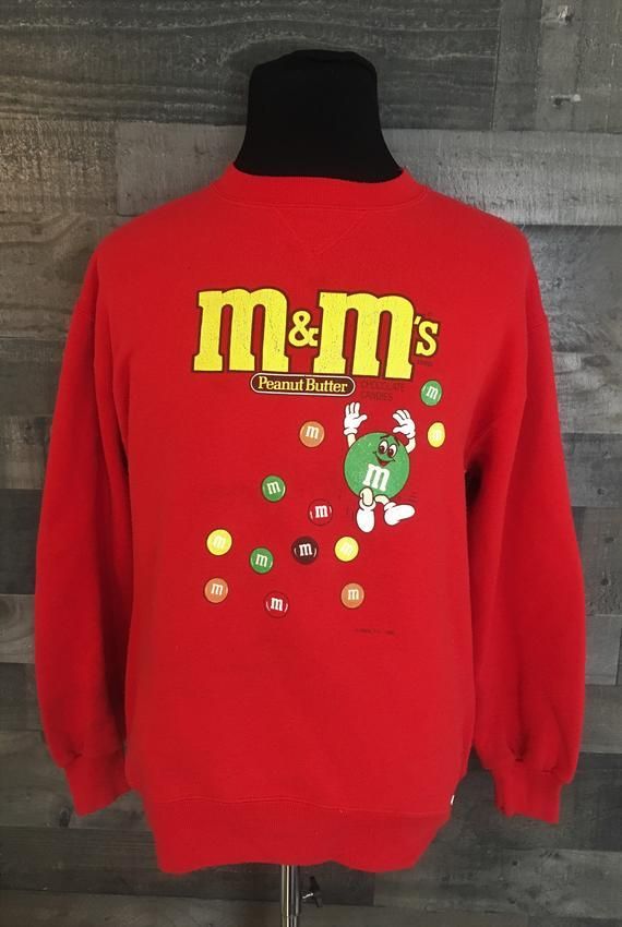 Vintage 90S S Chocolate Candy 1990S Crewneck Shirt 90S Vintage Hipster Shirt