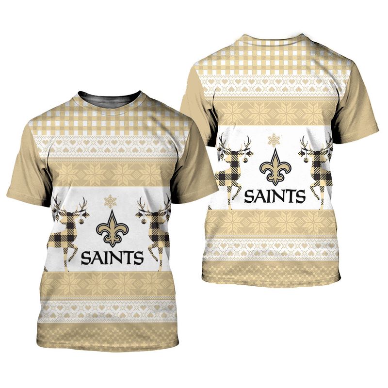 New Orleans Saints Christmas T-Shirt