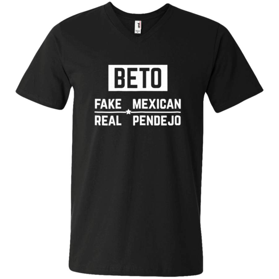 AGR Beto Fake Mexican Real Pendejo Unisex V-neck