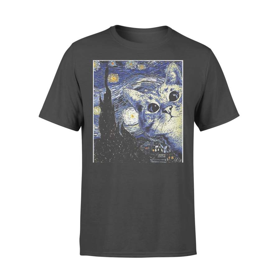 Vincent Van Gogh Cat T-shirt