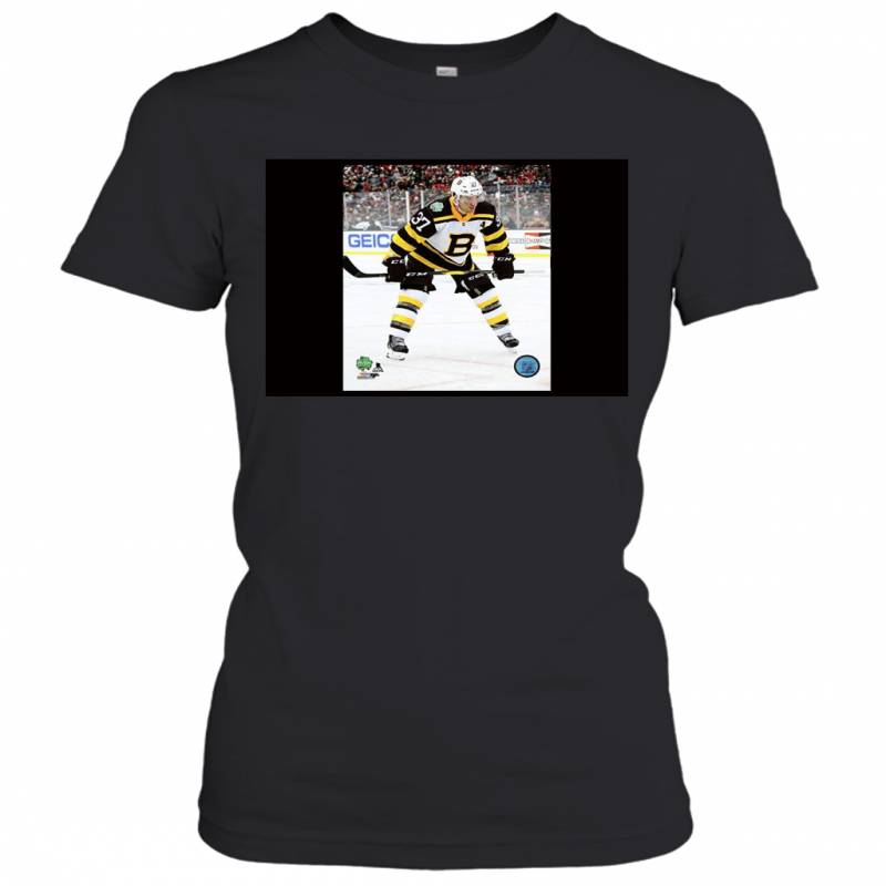 Patrice Bergeron Boston Bruins 2019 Winter Classic Action Women’s T-Shirt