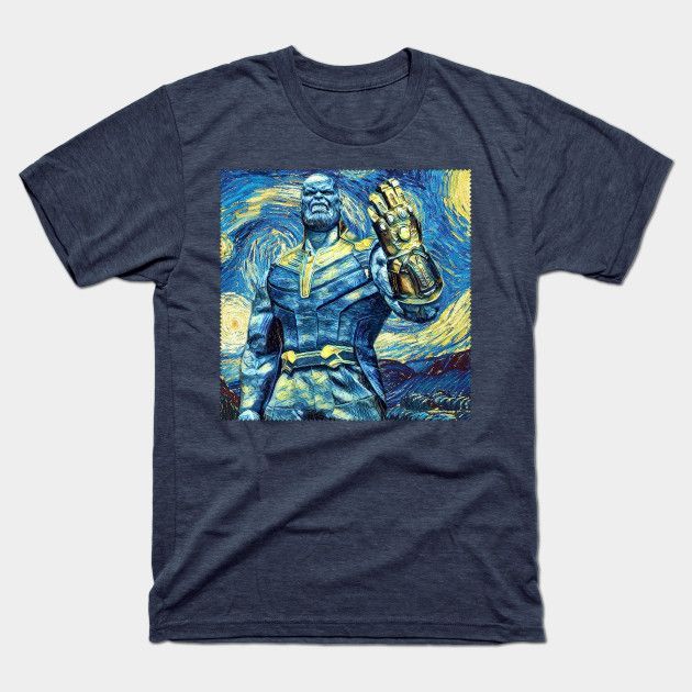 Thanos Van Gogh Style Shirt