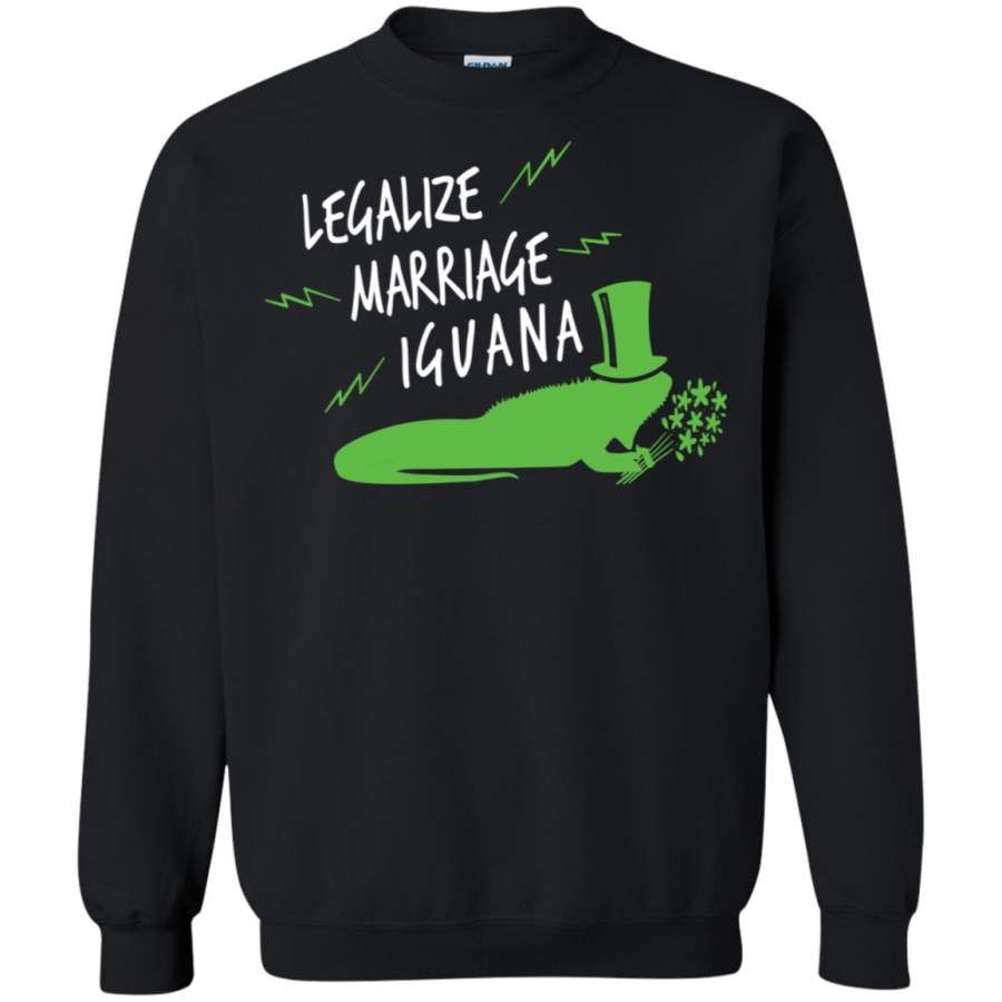 AGR Iguana Legalize Marriage Iguana Sweatshirt