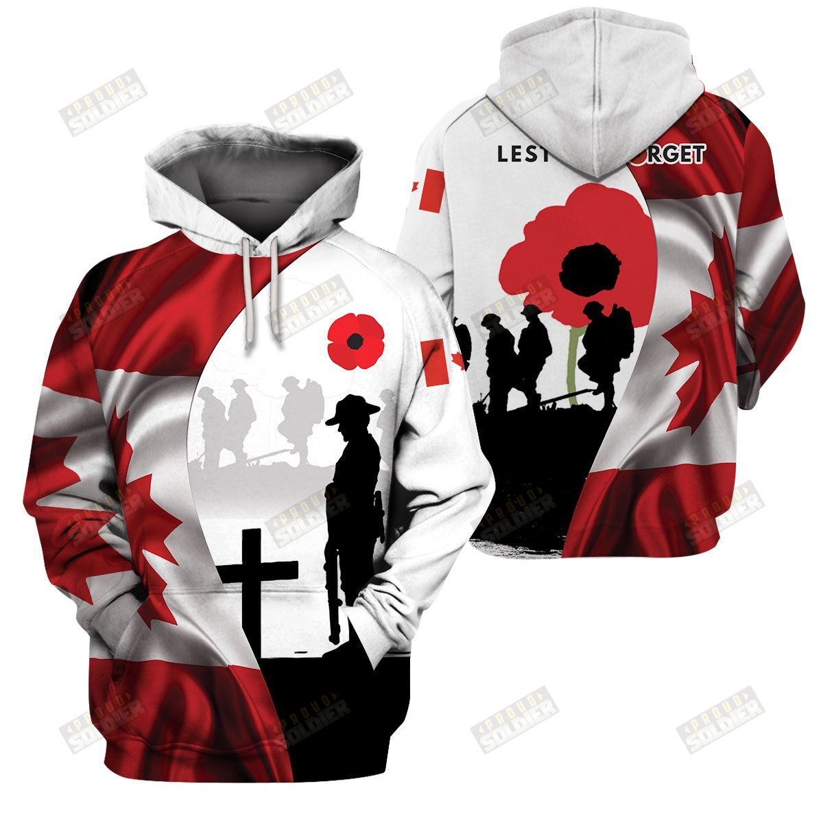 3D Apparel “Canada Veterans – Lest We Forget” X4