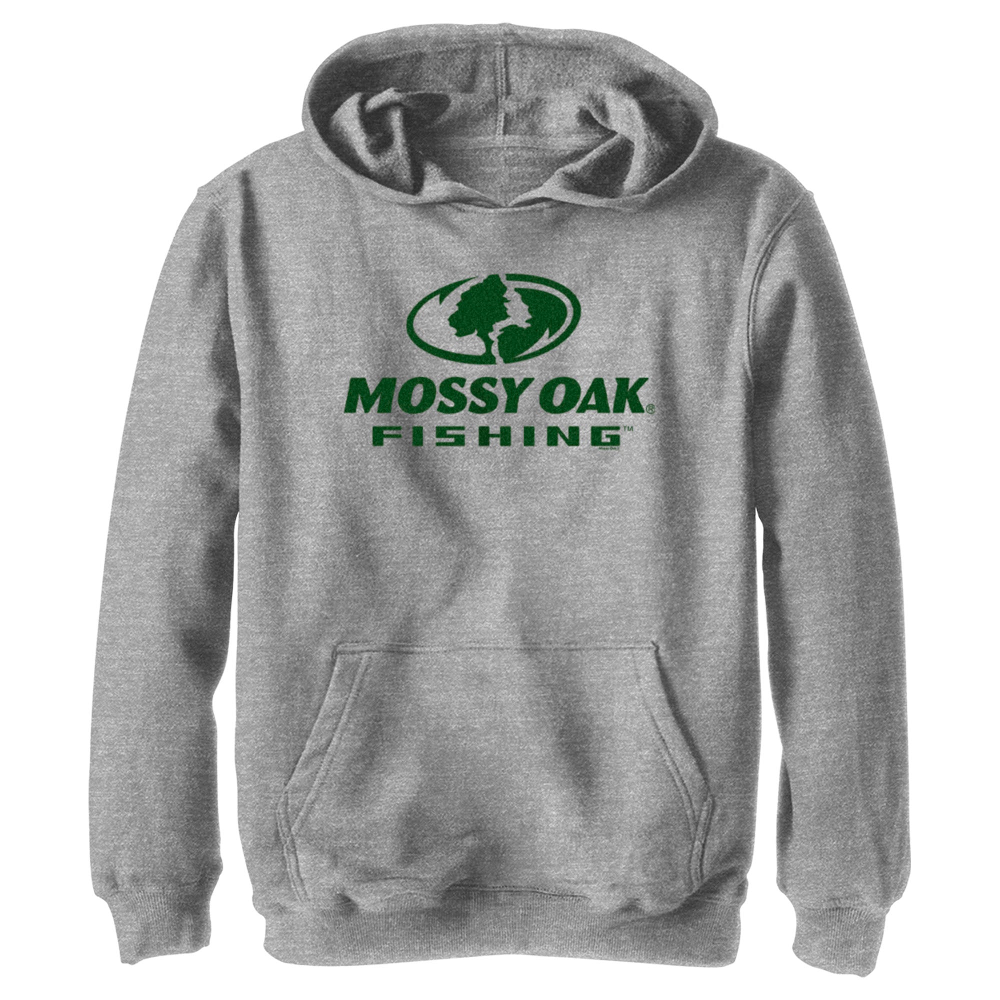 Boy’S Mossy Oak Fishing Logo Pull Over Hoodie