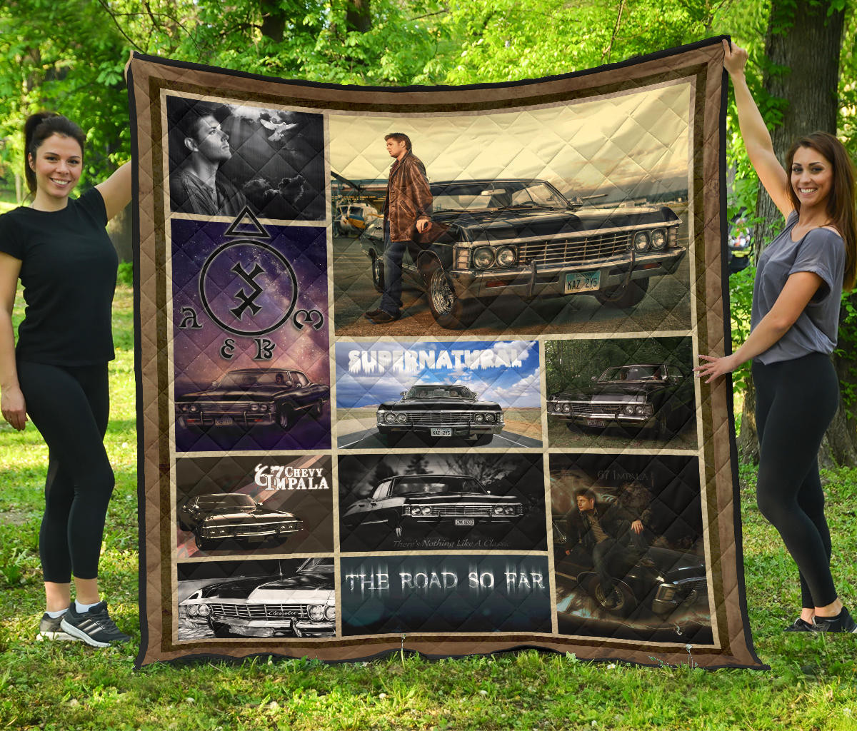 Dean Winchester Supernatural Premium Quilt Blanket Movie Home Decor Custom For Fans Nt041406