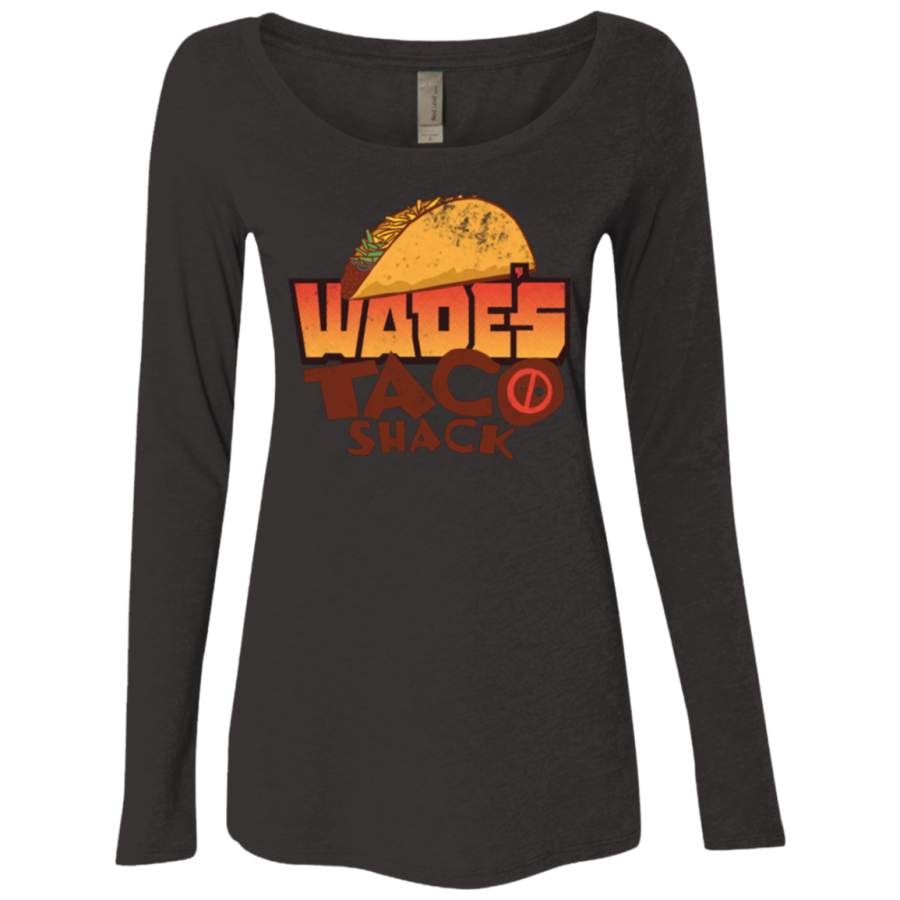 Wade Tacos Women’s Triblend Long Sleeve Shirt