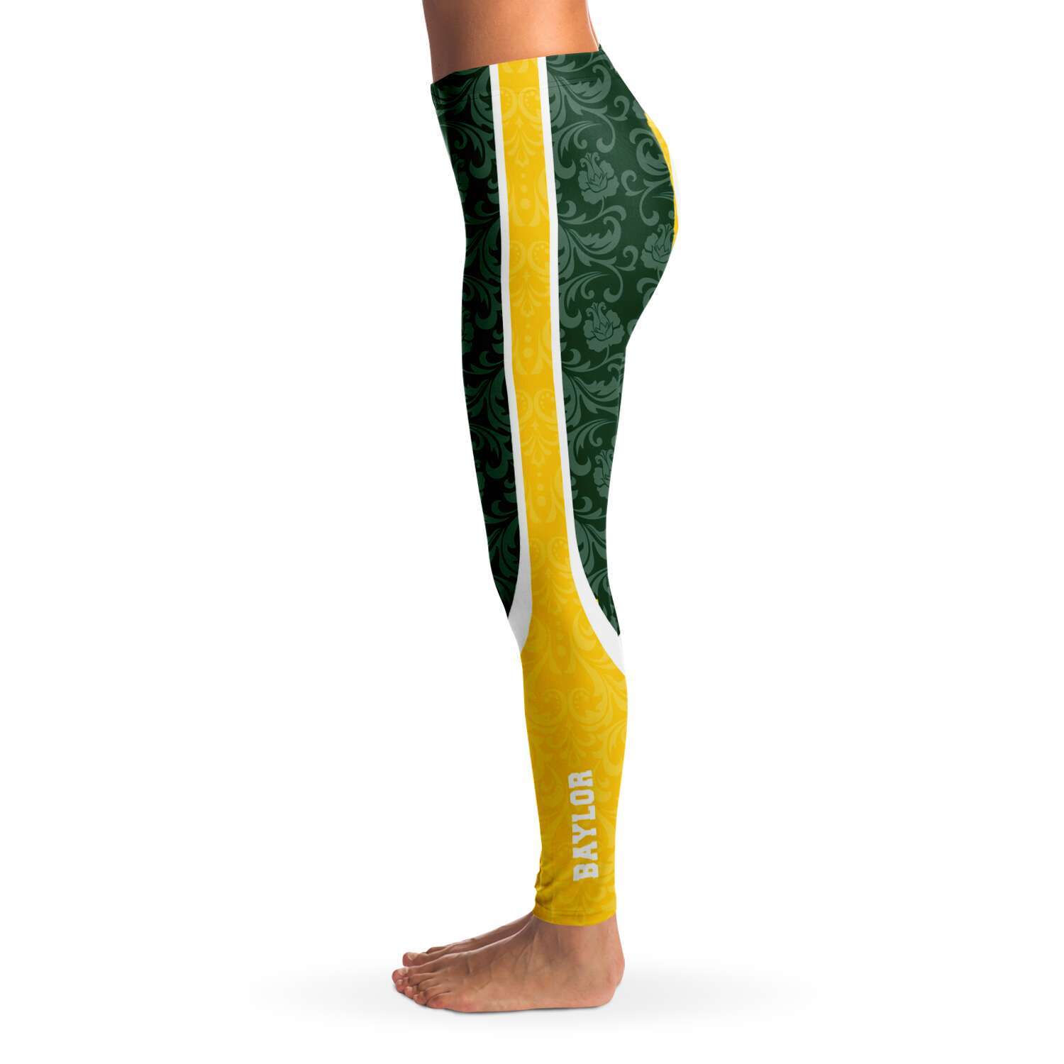 Baylor Sic ‘Em Basketball Fan Fashion Leggings Yoga Workout Pants