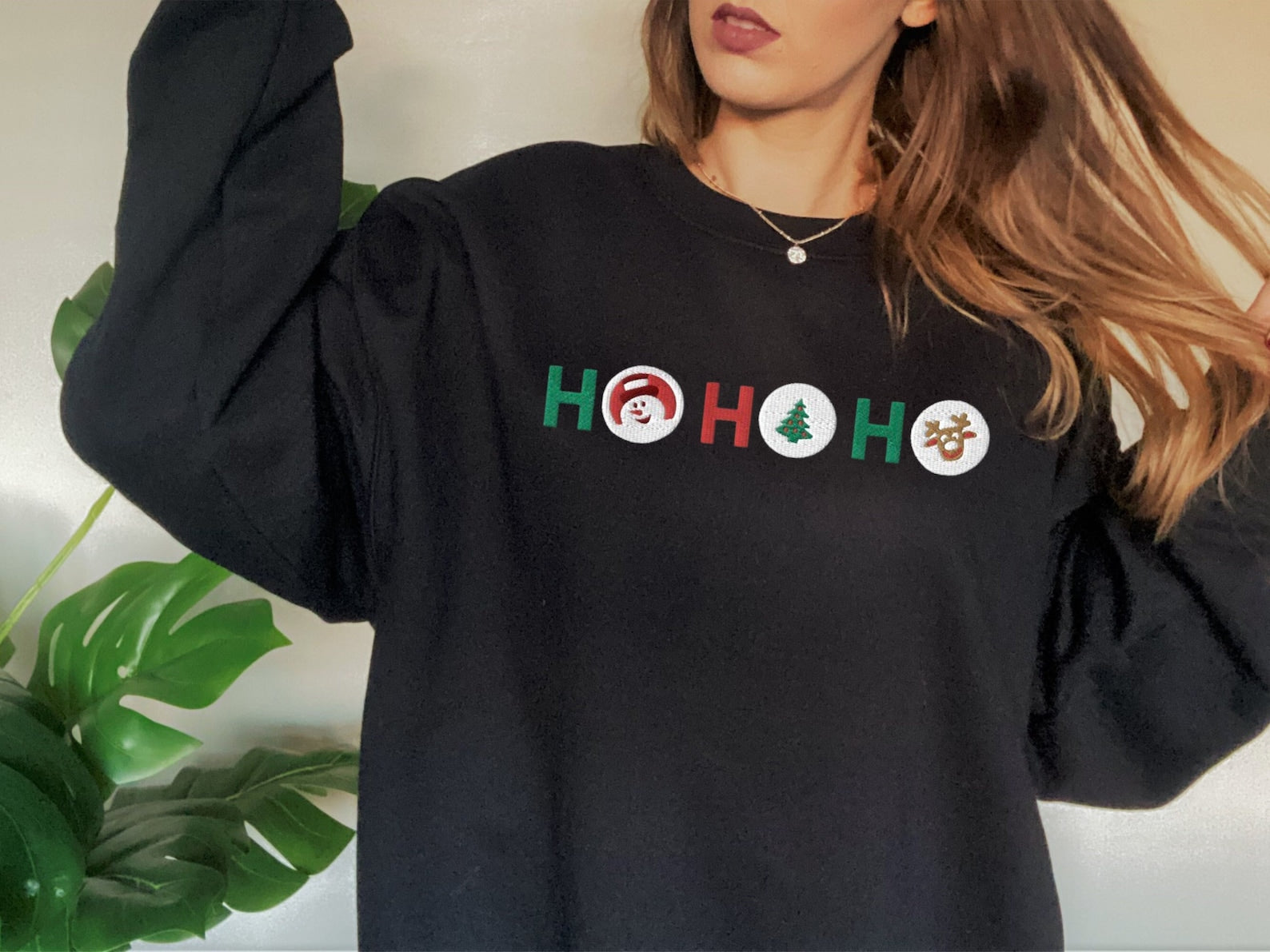 Christmas Cookies Embroidered Sweatshirt 2D Crewneck Sweatshirt All Over Print Sweatshirt For Women Sweatshirt For Men Sws5270