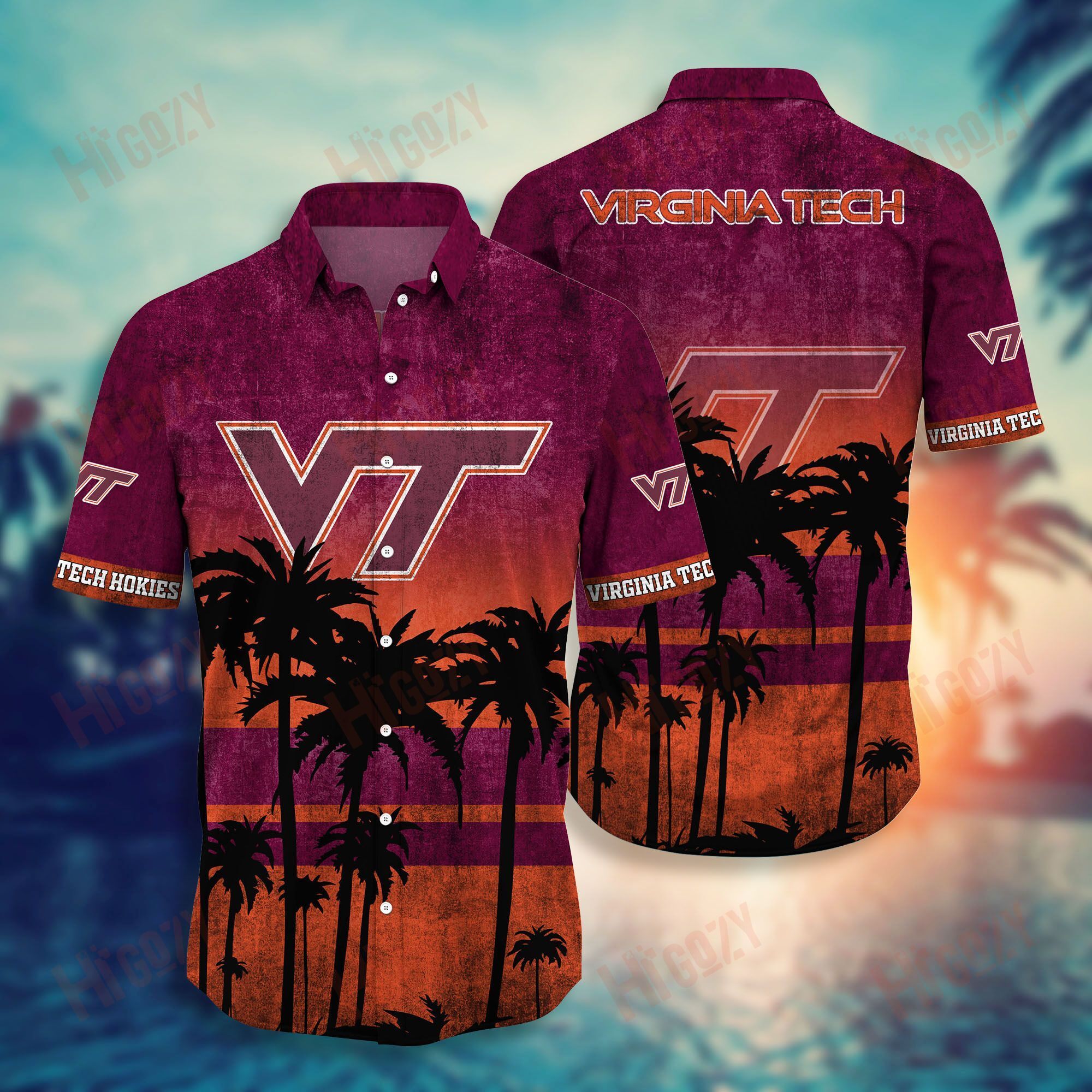 Virginia Tech Hokies Hawaii Shirt Short Style Hot Trending Summer