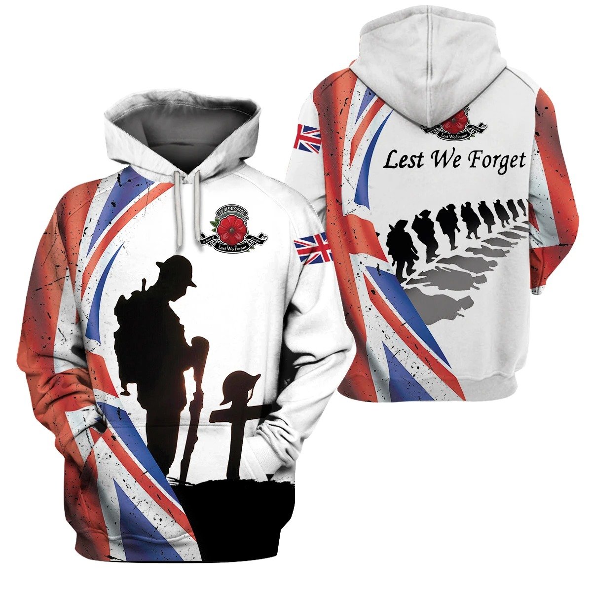 Veterans – Lest We Forget 3D All Over Print | For Men & Women | Adult | Ht3794