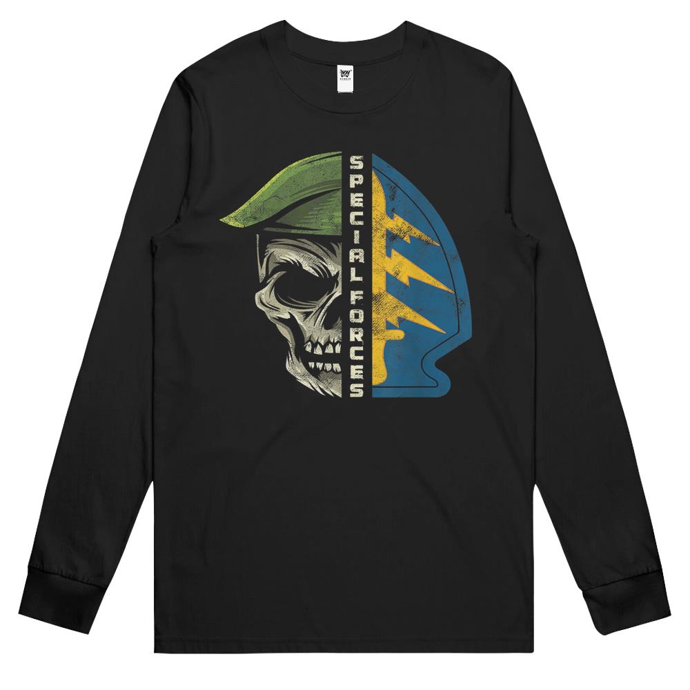 Army Special Forces Green Beret Skull Patch Oda Gift T-Shirt Long Sleeve T Shirts