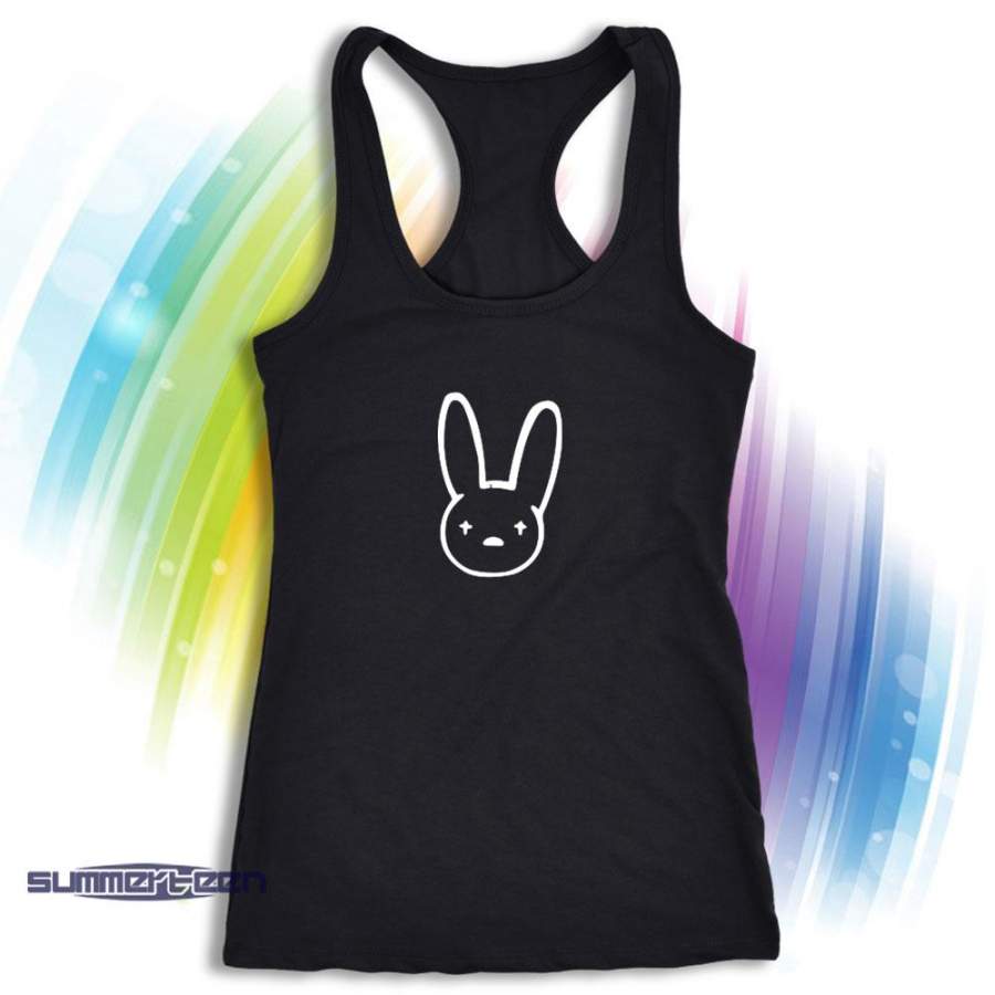 Bad Bunny Hoodie Reggaeton Music Women’S Tank Top Racerback