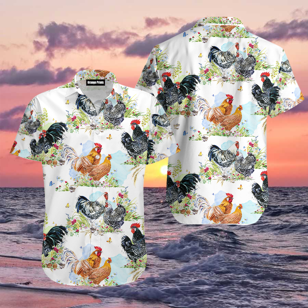 Chicken Aloha Hawaii Shirts Unisex Ha63129