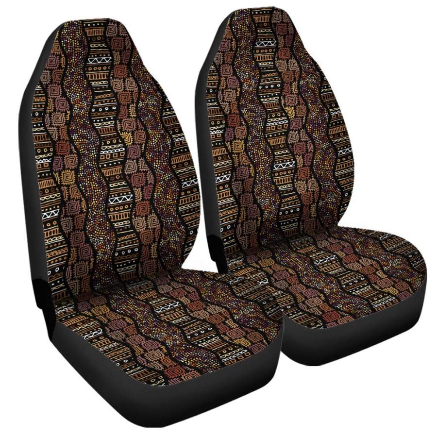 African Afro Inspired Pattern Print Universal Fit Car Seat Covers