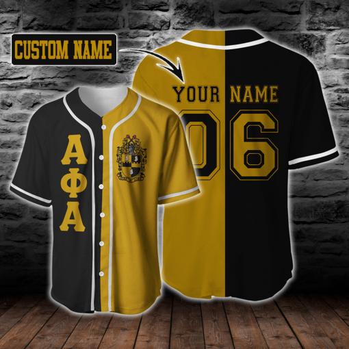 Alpha Phi Alpha Baseball Jersey Shirt – Melanin Attire Shop