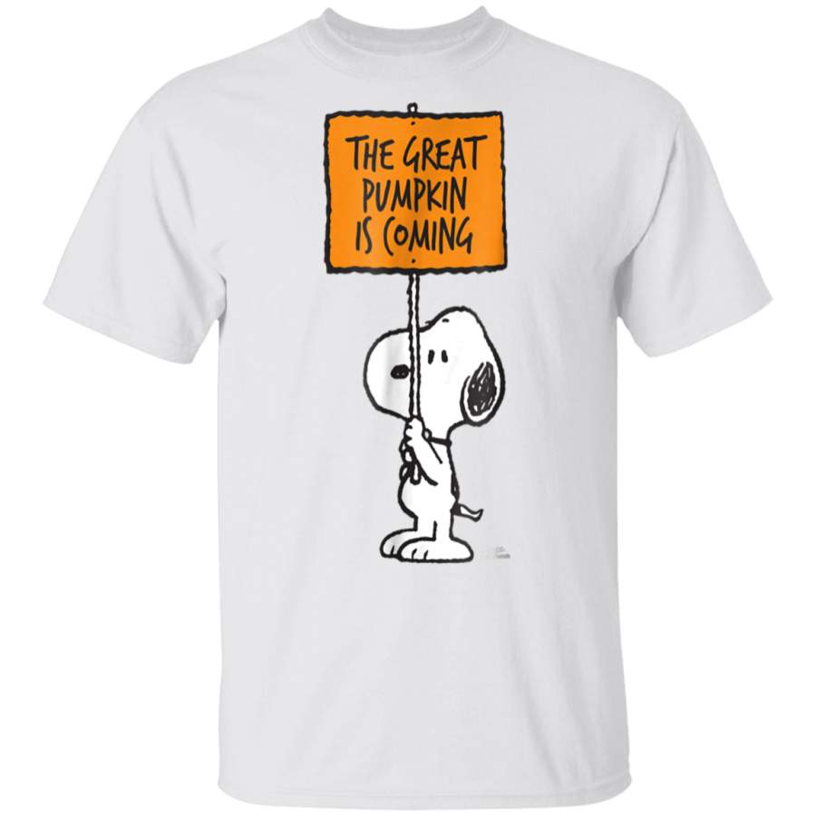 Peanuts Great Pumpkin Sign T-Shirt