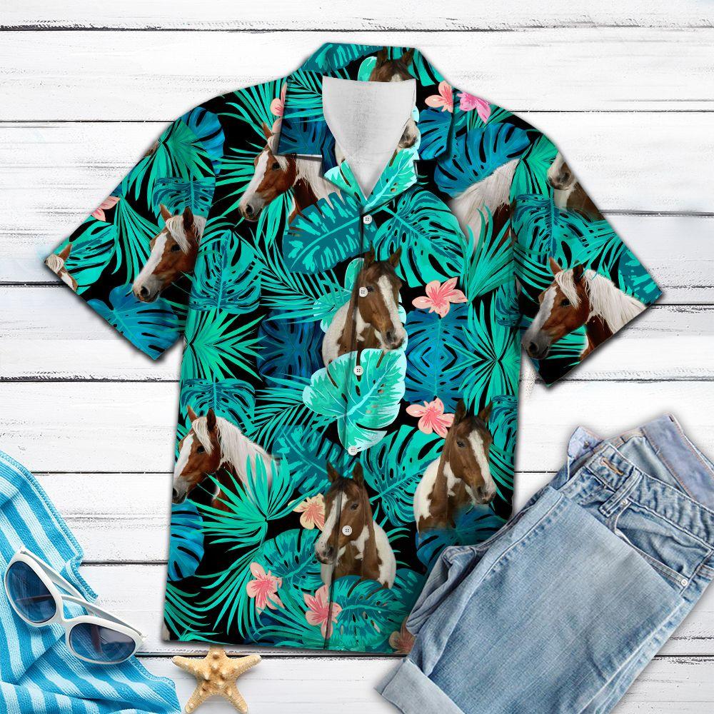 Pinto Green Tropical Hawaii Shirt For Hawaii Aloha Ha84557