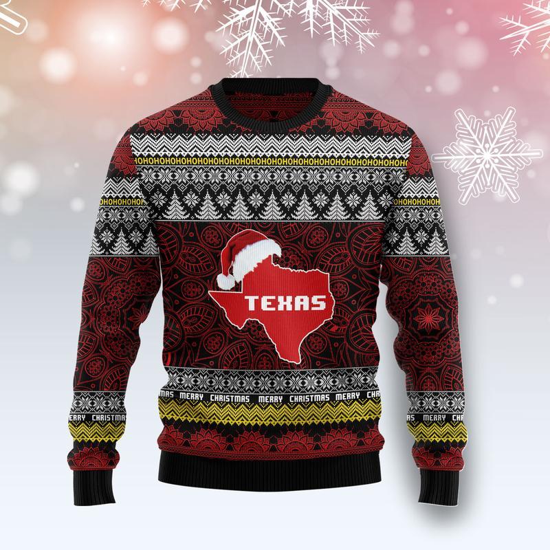 Texas Mandala Ugly Christmas Sweater | For Men & Women | Adult | Us5592