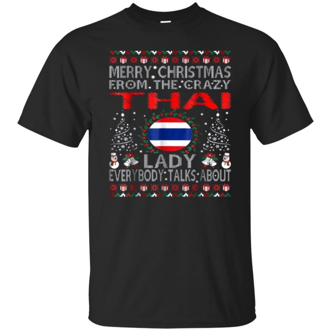 Buy Merry Christmas From Thai Lady Ugly Sweater Tshirt