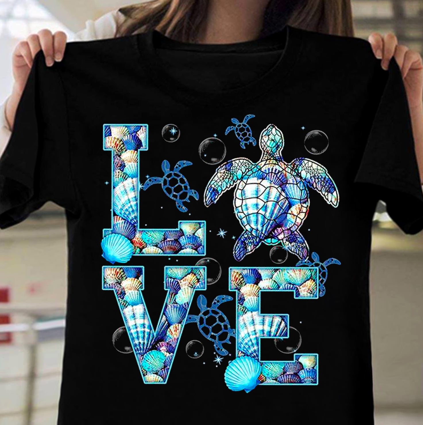 Love Turtle Ocean Gift For Summer Beach Gift Standard/Premium T-Shirt