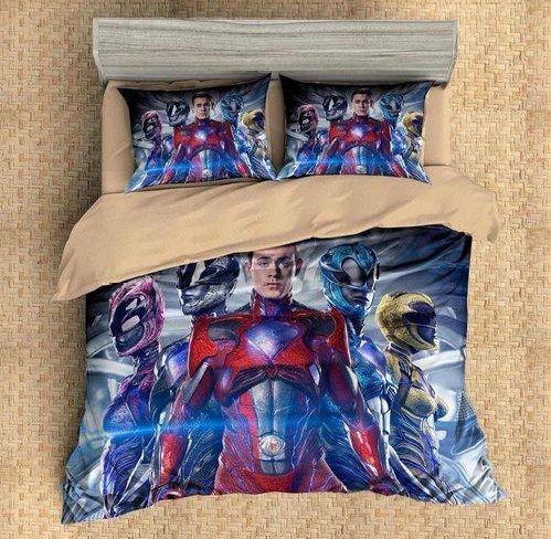 3D Customize Power Rangers Bedding Set Duvet Cover SetBedroom Set