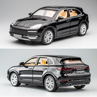 Diecast 1:32 Alloy Model Cars Porsche Cayenne Turbos Simulation Metal Vehicles Miniature for Children Gifts Collect Boys Hottoys alx